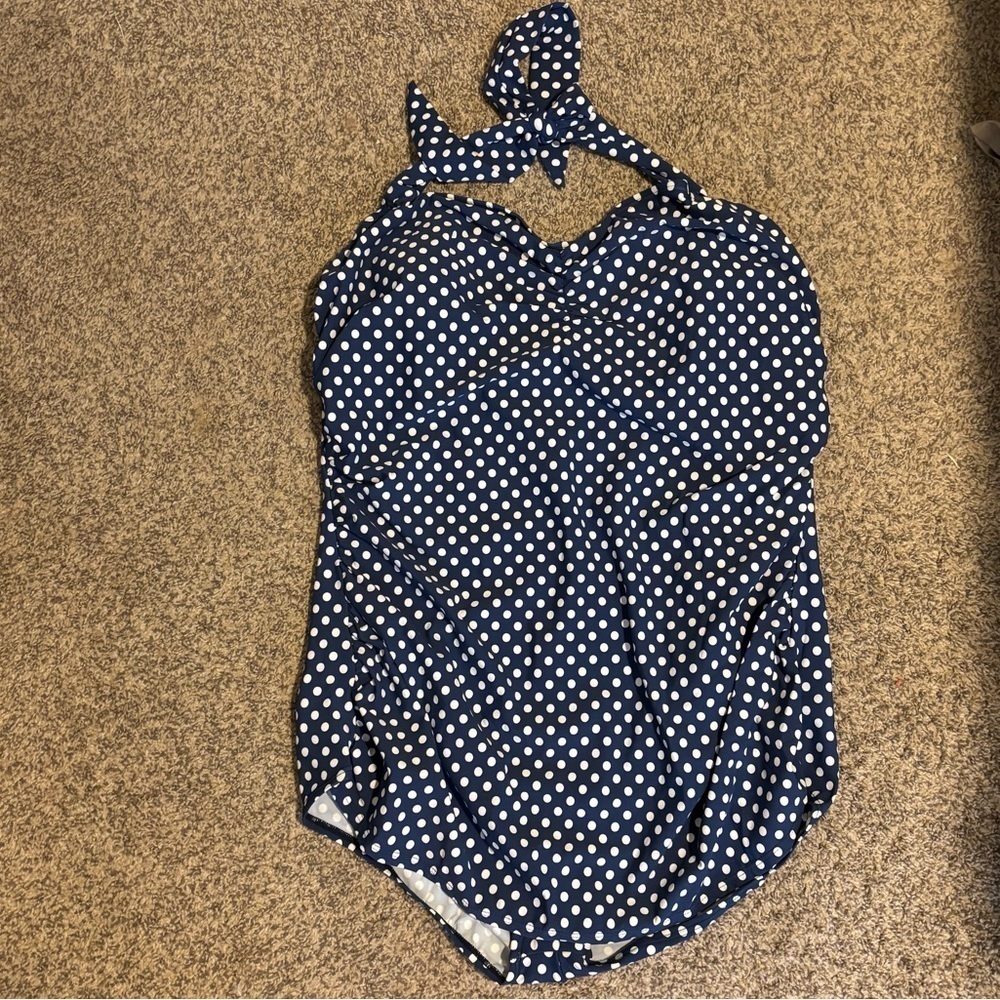 NWT Girl Howdy Polka Dot Swimsuit Halter Sz 26 - Picture 11 of 11